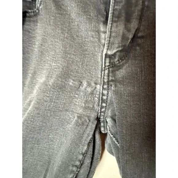 Levis 711 Skinny Dark Wash Black Denim Jeans 32x36 - Picture 4 of 7